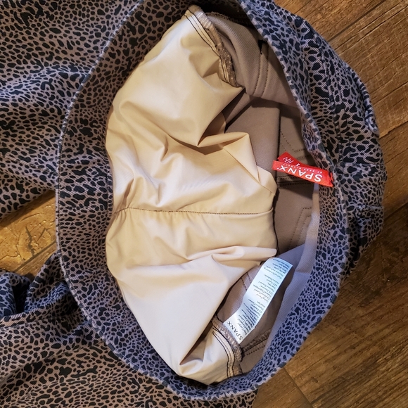 SPANX leopard jeggings pants size medium - Picture 6 of 6